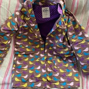 Mini Boden Birdie Coat Jacket for Kids Size 5-6